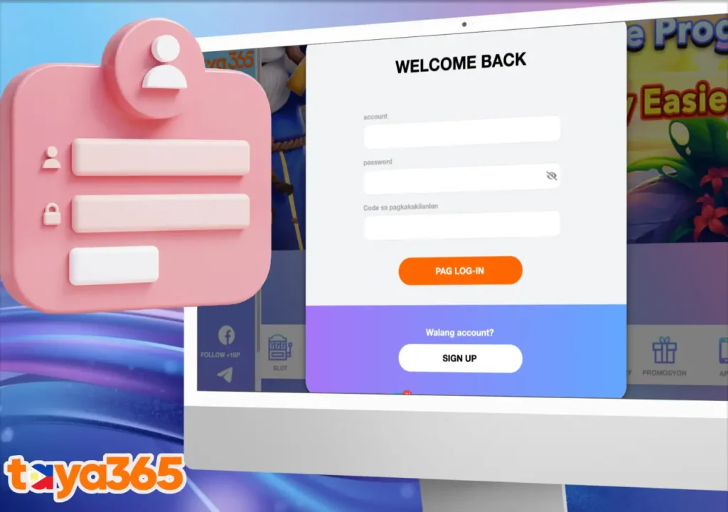 Overview of login process for registered users